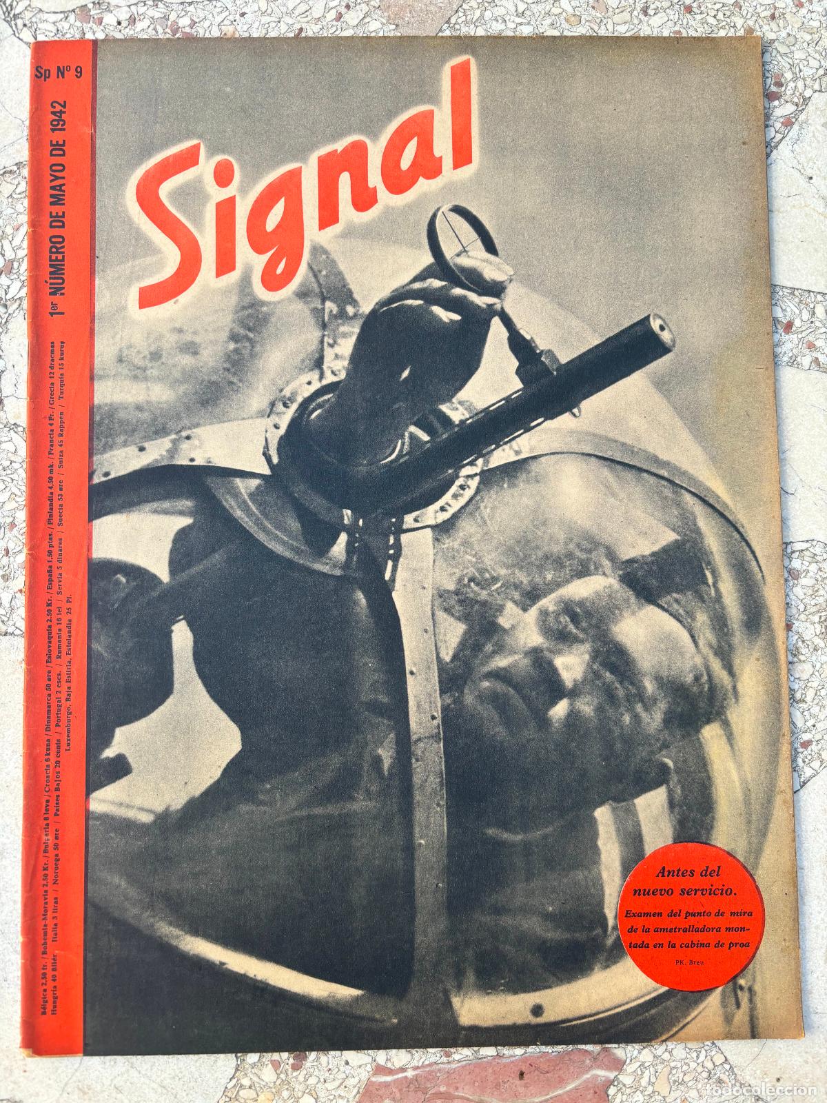 Military Antiques: SIGNAL MAYO DEL A&Ntilde;O 1942. N&ordm; 9. EN CASTELLANO. REVISTA SEGUNDA GUERRA MUNDIAL.