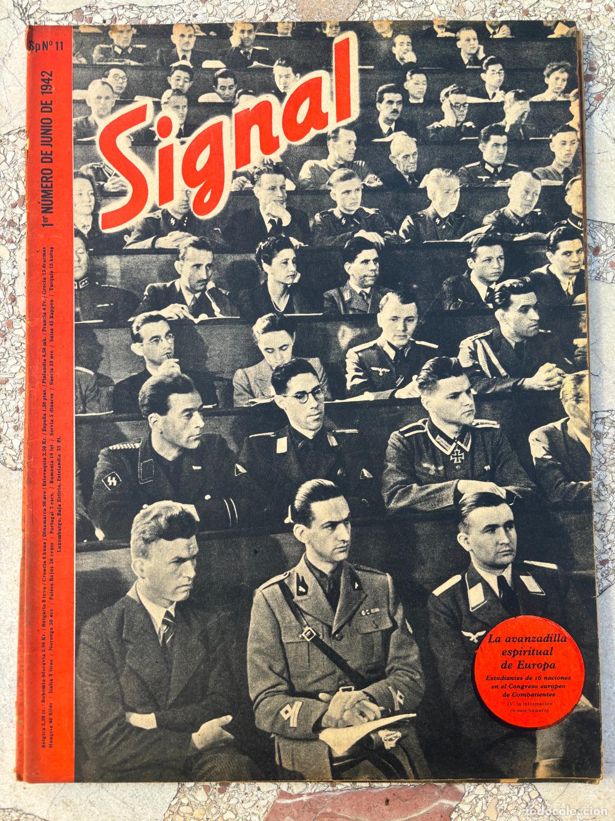 Military Antiques: SIGNAL JUNIO DEL A&Ntilde;O 1942. N&ordm; 11. EN CASTELLANO. REVISTA SEGUNDA GUERRA MUNDIAL.