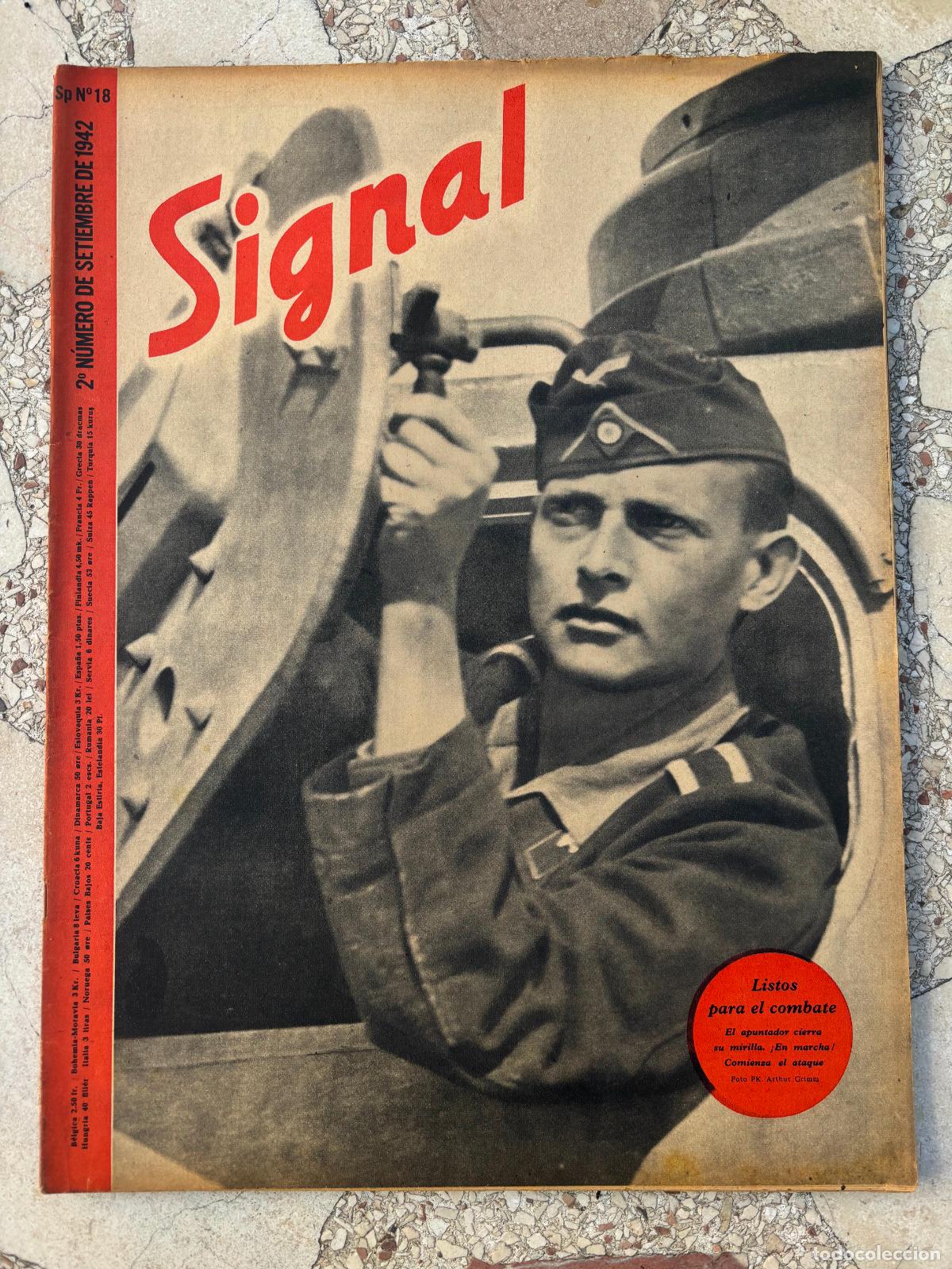 Military Antiques: SIGNAL SEPTIEMBRE DEL A&Ntilde;O 1942. N&ordm; 18. EN CASTELLANO. REVISTA SEGUNDA GUERRA MUNDIAL.