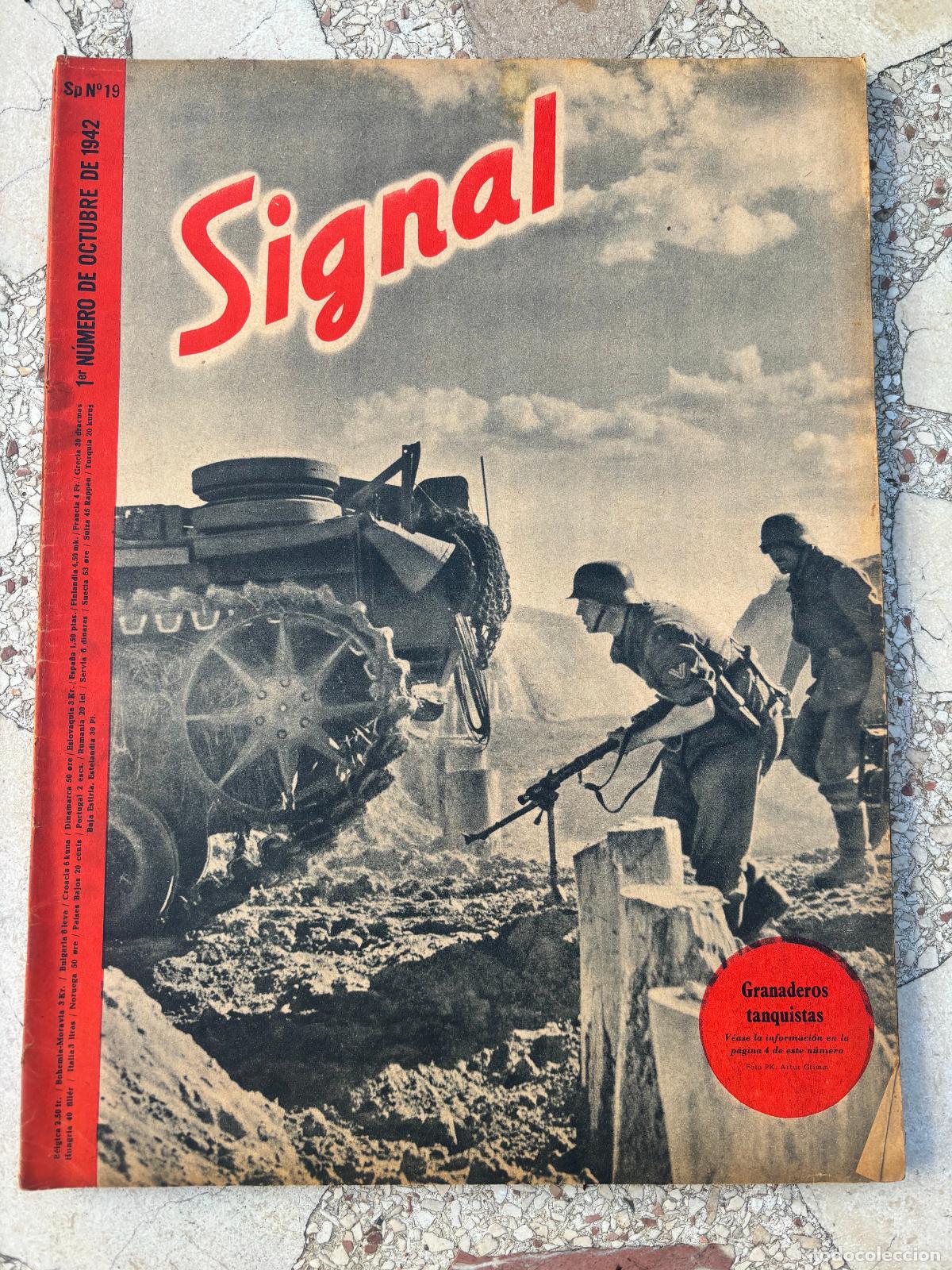 Military Antiques: SIGNAL octubre DEL A&Ntilde;O 1942. N&ordm; 19. EN CASTELLANO. REVISTA SEGUNDA GUERRA MUNDIAL.