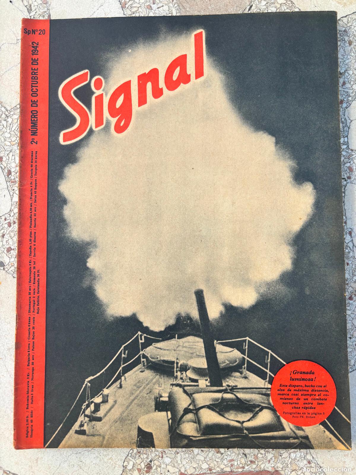 Military Antiques: SIGNAL octubre DEL A&Ntilde;O 1942. N&ordm; 20. EN CASTELLANO. REVISTA SEGUNDA GUERRA MUNDIAL.