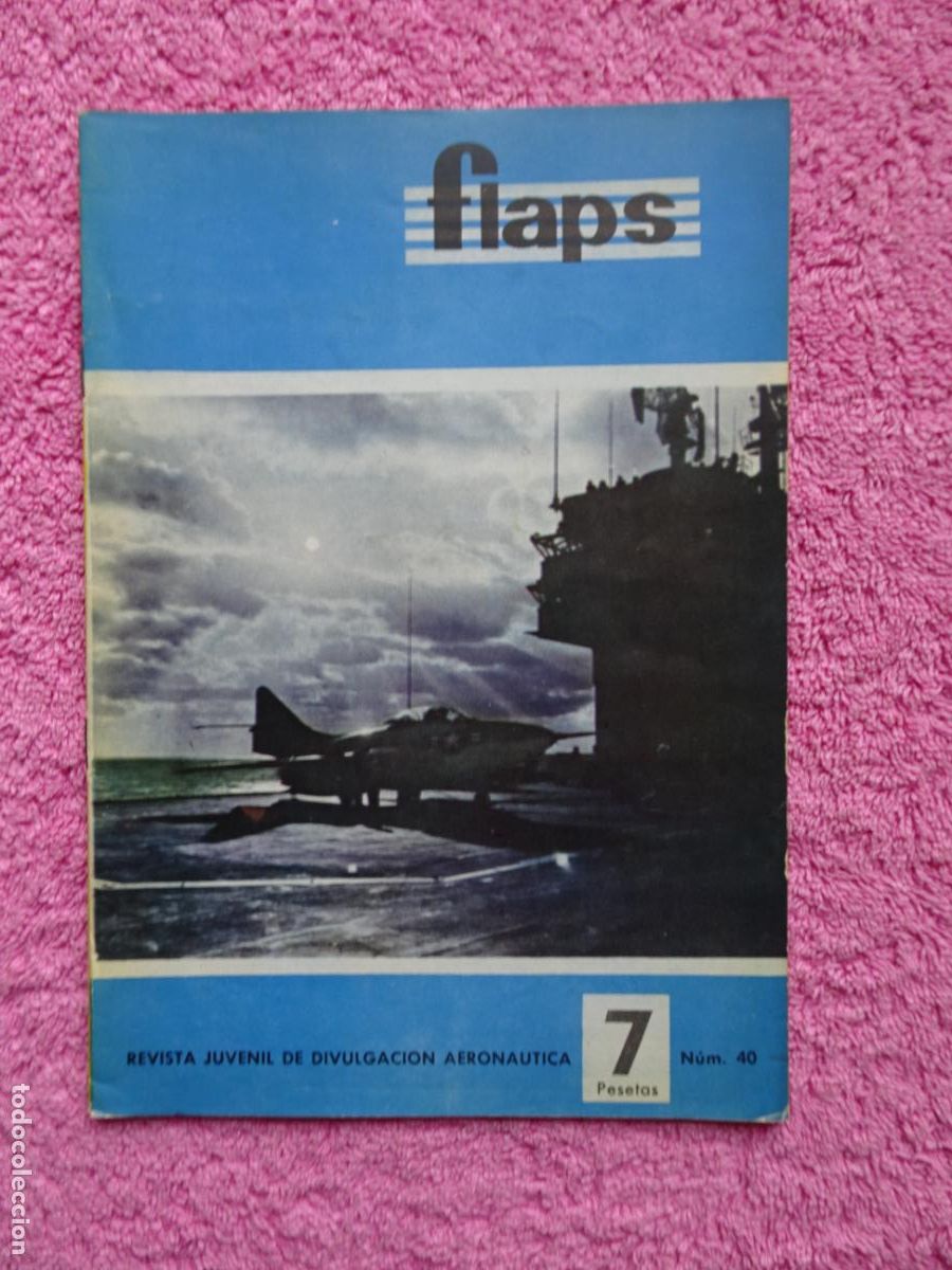 Militaria: flaps 40 revista juvenil de divulgaci&oacute;n aeron&aacute;utica 1962 con maqueta avro 748