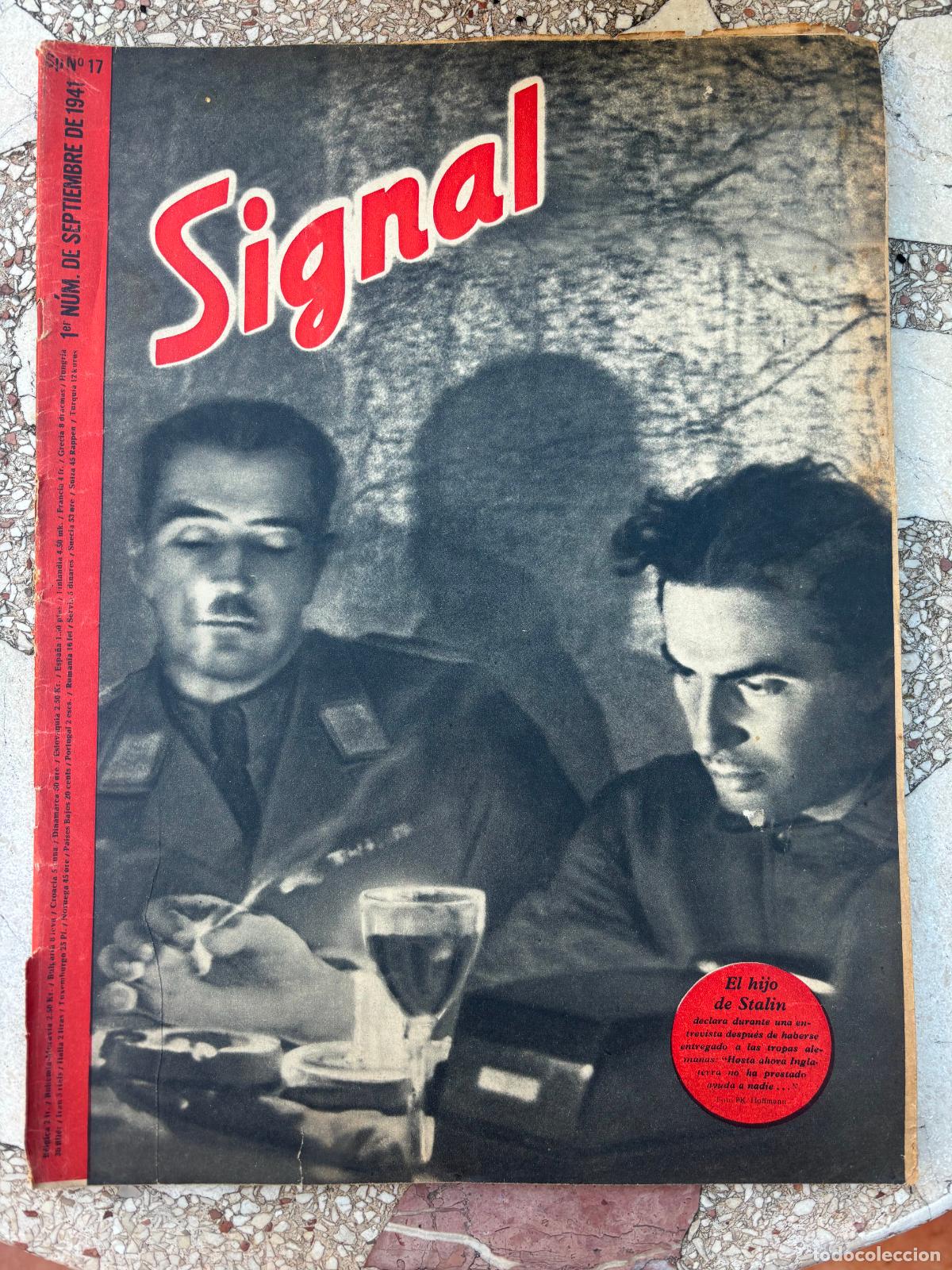 Military Antiques: SIGNAL N&ordm; 17. SEPTIEMBRE DE 1941. EN CASTELLANO. REVISTA SEGUNDA GUERRA MUNDIAL.