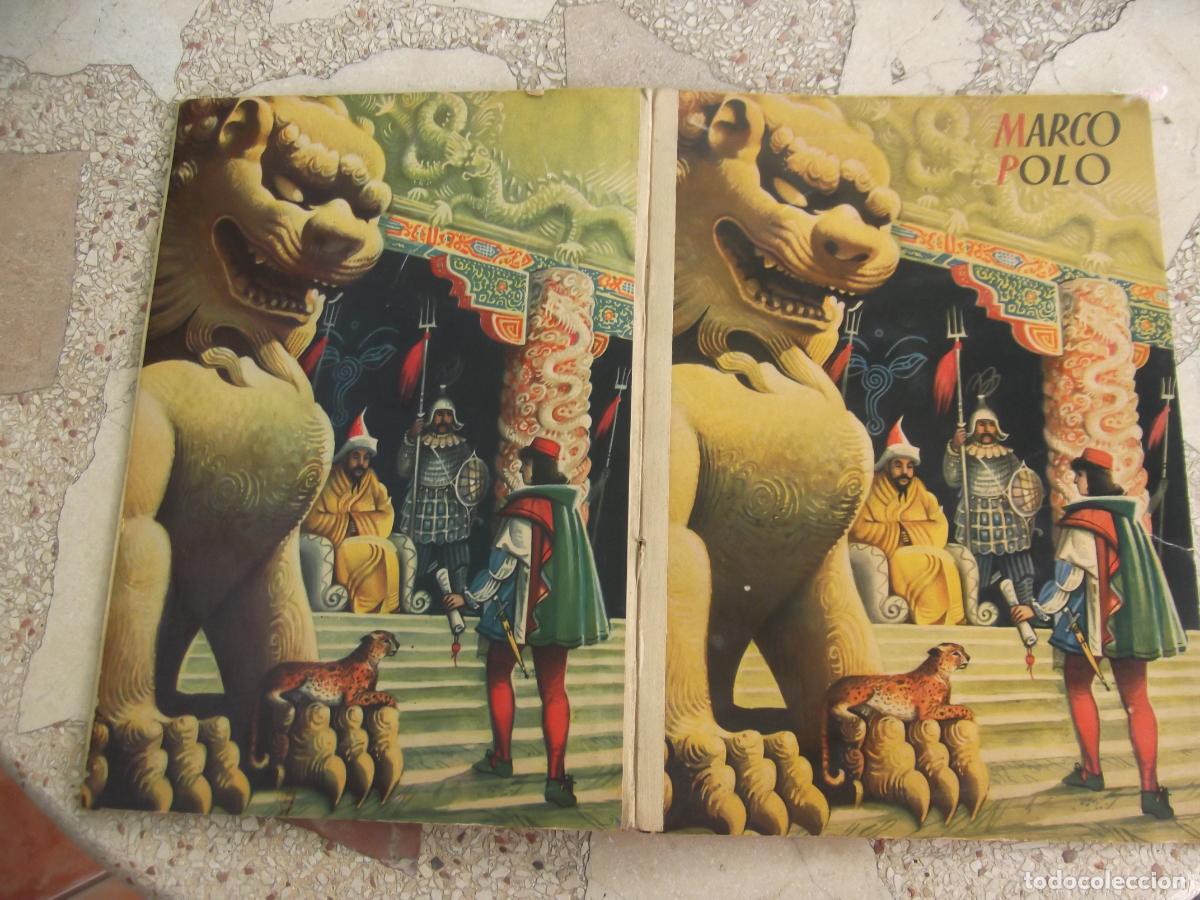 Military Antiques: desplegable marco polo, 1962, 32x46, 8 paginas, tapas de carton
