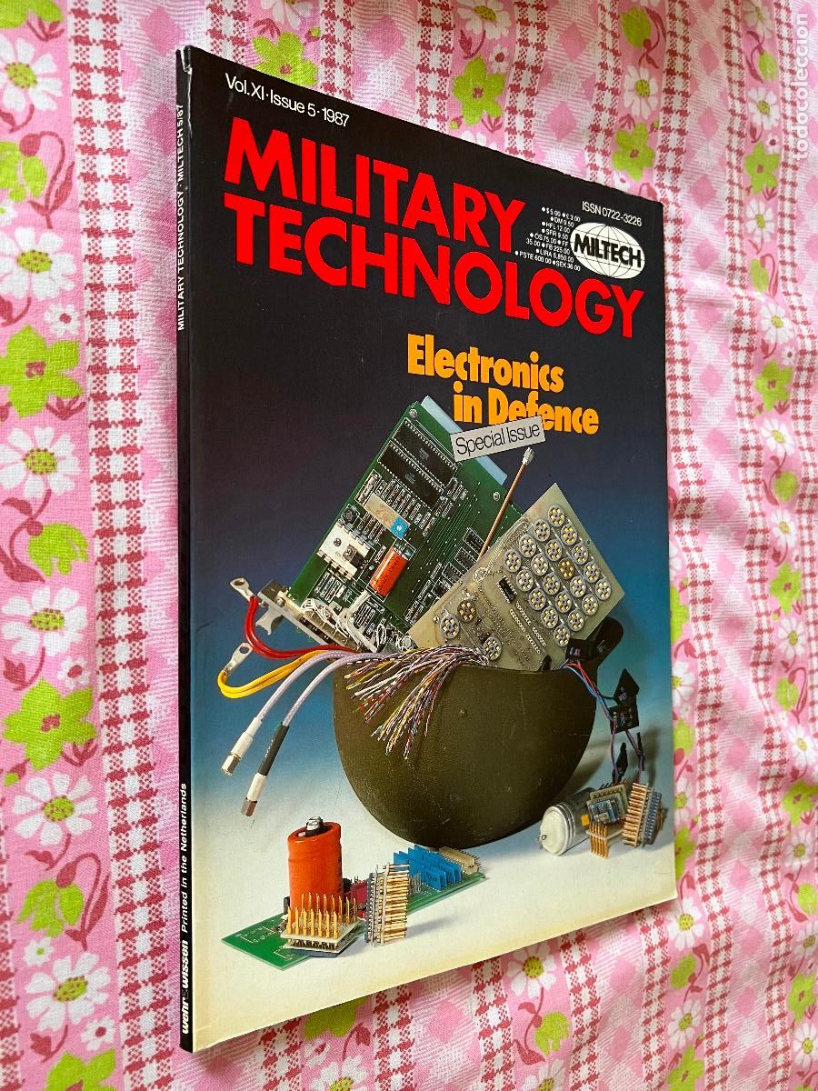 Militaria: MILITARY TECHNOLOGY electronics en defence, REVISTA ( tecnologia militar )1987