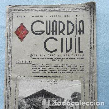 Militaria: Revista de la Guardia Civil. Madrid. Agosto de 1948.
