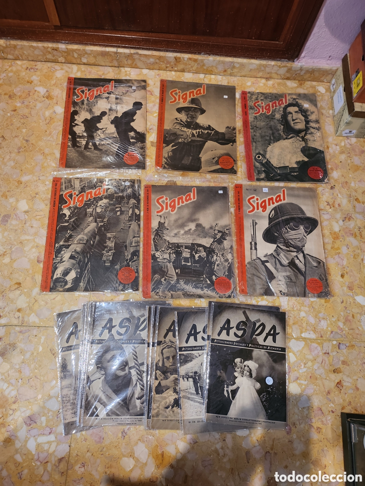 Militaria: 29 revistas alemanas II guerra mundial en espa&ntilde;ol