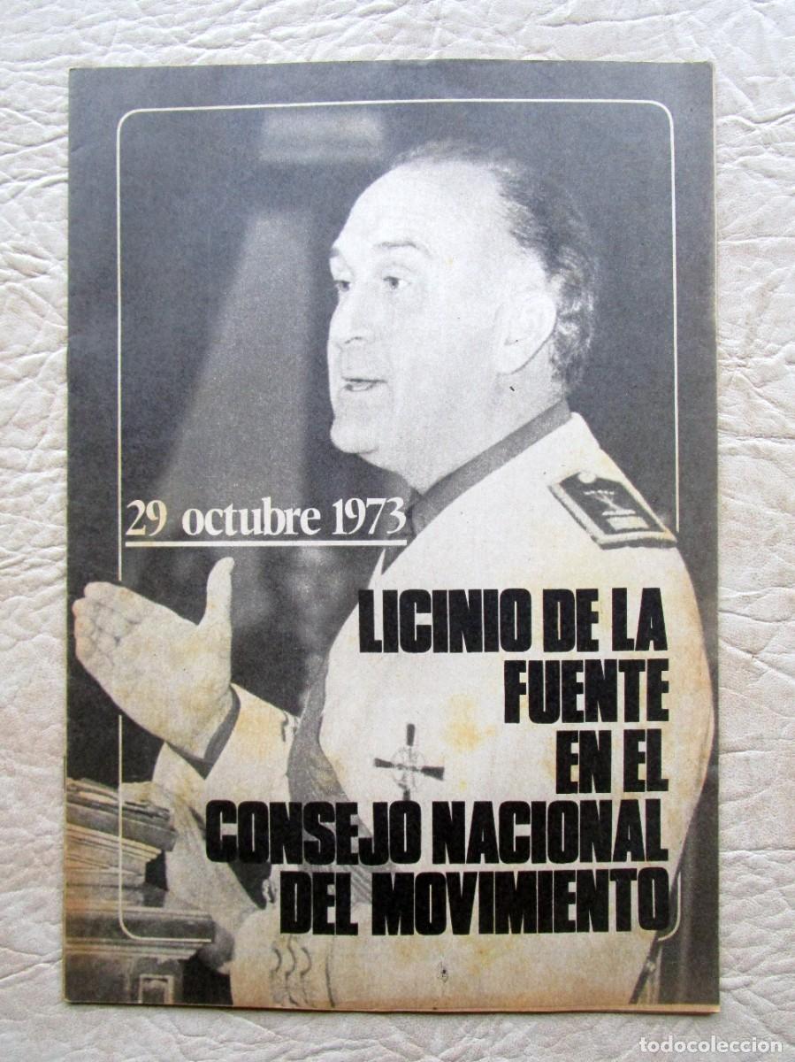 Militaria: revista de prensa y radio del movimiento 29 octubre de 1973 licinio de la fuente