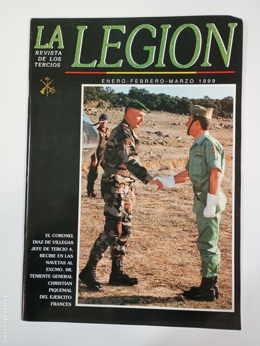 Militaria: LA LEGI&Oacute;N. LA REVISTA DE LOS TERCIOS. ENERO 1999. CORONEL D&Iacute;AZ DE VILLEGAS. TDKC135