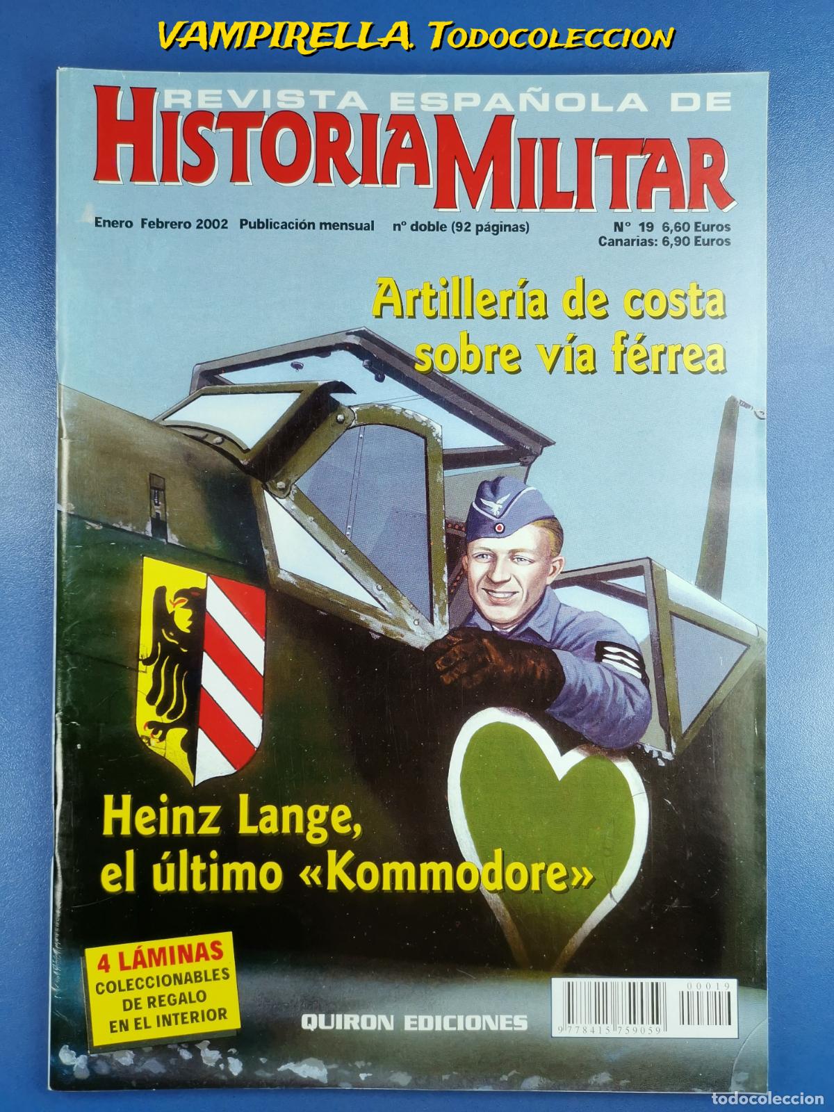 Military Antiques: REVISTA ESPA&Ntilde;OLA DE LA HISTORIA MILITAR N&ordm; 19 Y 20 - SIN LAMINAS