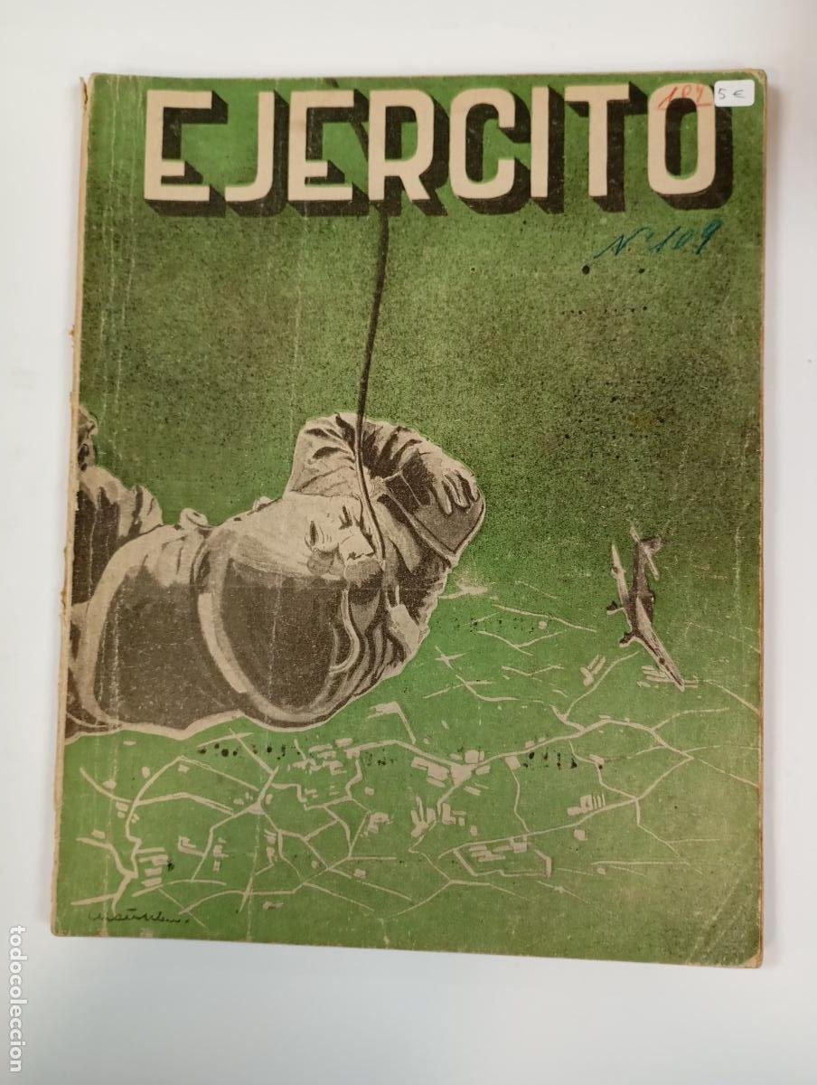 Military Antiques: Ej&eacute;rcito. Revista ilustrada de las Armas y Servicios 109 FEBRERO 1949 Ministerio del Ej&eacute;rcito TDKR59
