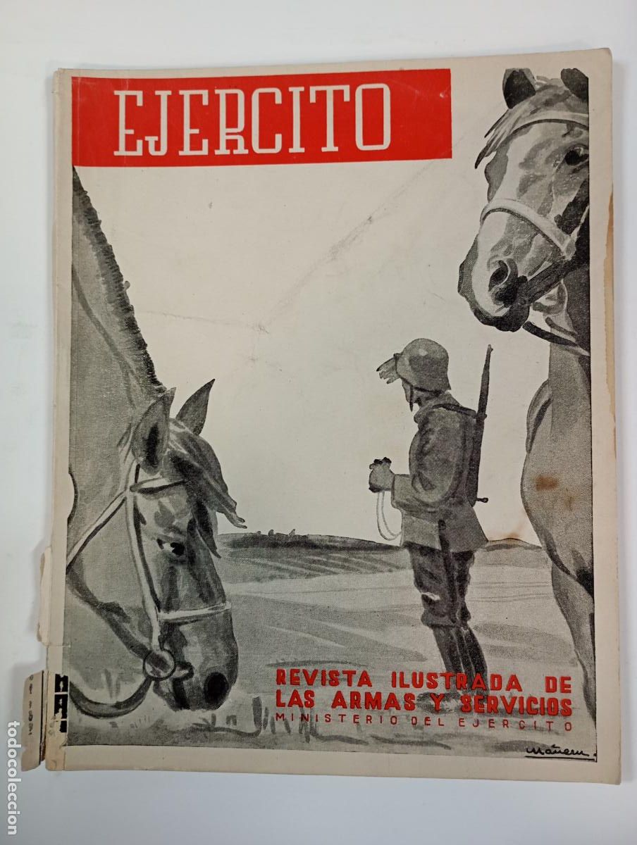 Militaria: Ej&eacute;rcito. Revista ilustrada de las Armas y Servicios. Ministerio del Ej&eacute;rcito. TDKR59