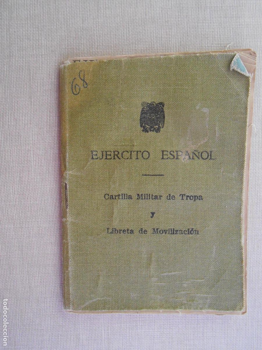 Militaria: EJERCITO ESPA&Ntilde;OL CARTILLA MILITAR DE TROPA Y LIBRETA DE MOVILIZACI&Oacute;N -1965