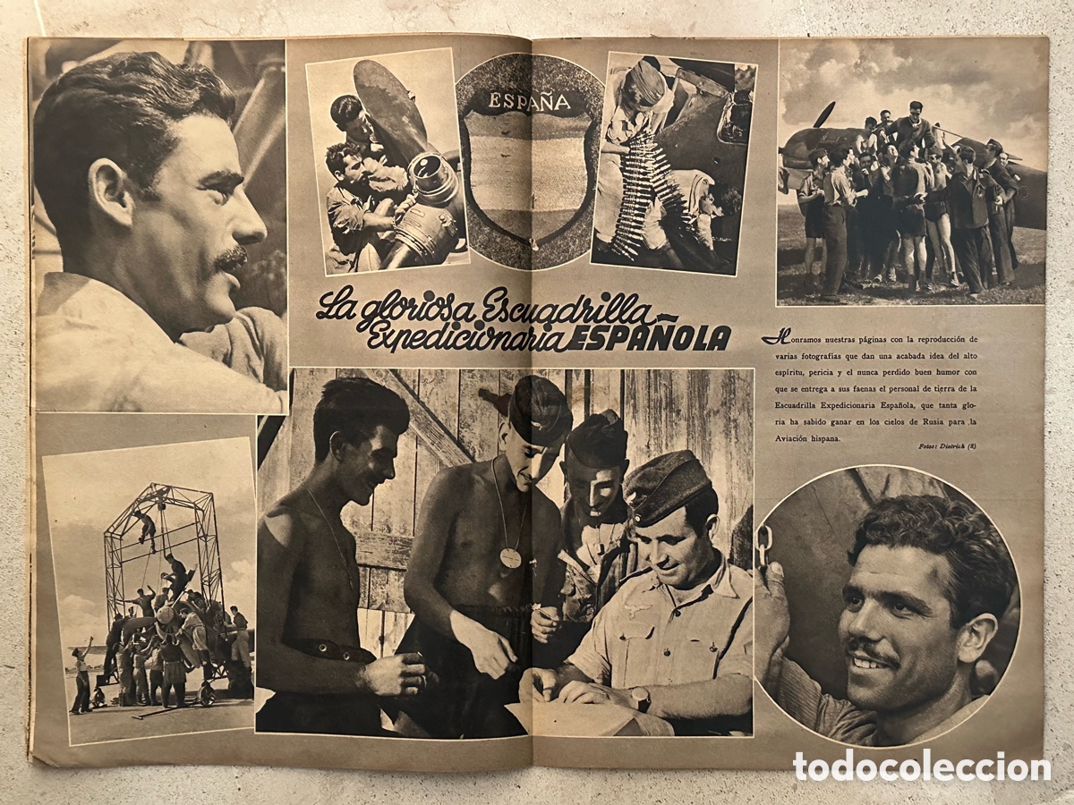 Militaria: 14 REVISTAS ASPA PRENSA ALEMANA 1941/42/43 MUCHAS DEDICADAS A LA DIVISION AZUL