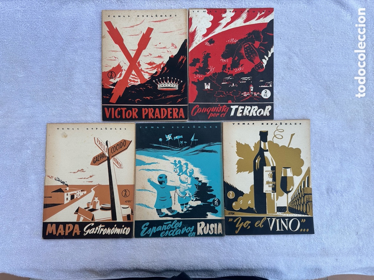 Militaria: 5 ANTIGUAS REVISTAS TEMAS ESPA&Ntilde;OLES