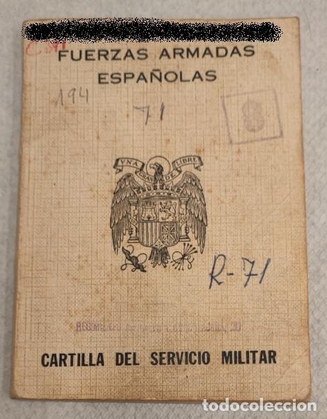 Militaria: CARTILLA DEL SERVICIO MILITAR, HELLIN 1971 - Foto 1