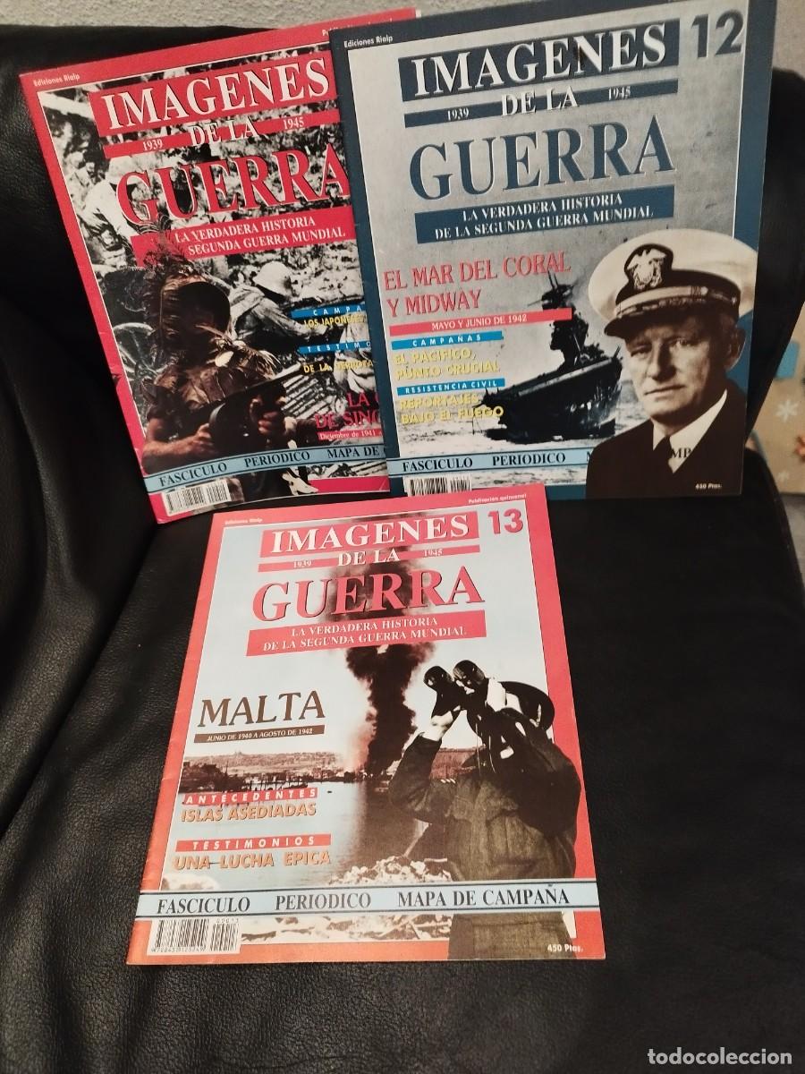 Militaria: Lote de 3 revistas de im&aacute;genes de la guerra. Ns&deg; 13-12-10. Segunda guerra mundial.
