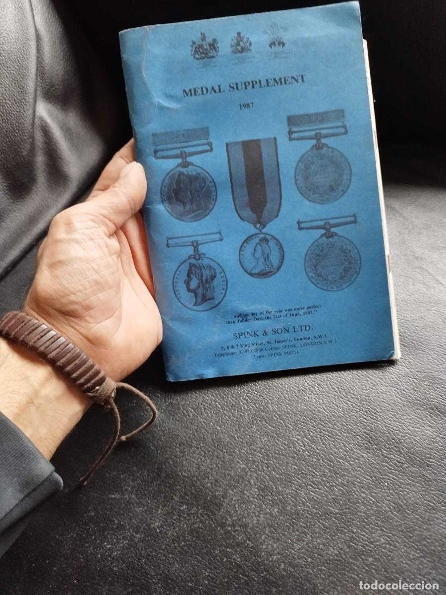 Militaria: Suplemento de catalogo de medallas, casa de subastas Spink & Son Ltd. Condecoraciones, hist&oacute;ricas.