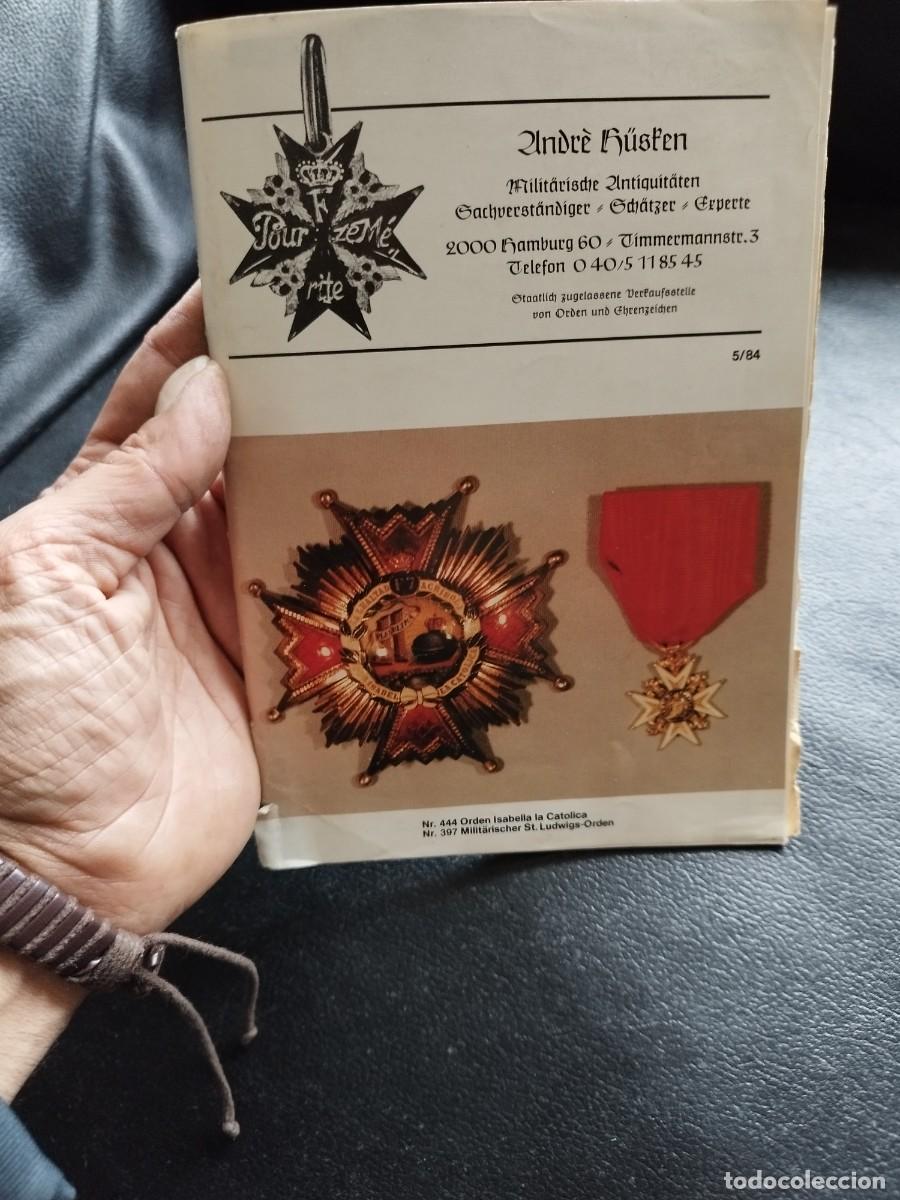 Militaria: Cat&aacute;logo de antig&uuml;edades militares de Andr&eacute; H&uuml;sken. Medallas, condecoraciones. Isabel la cat&oacute;lica.