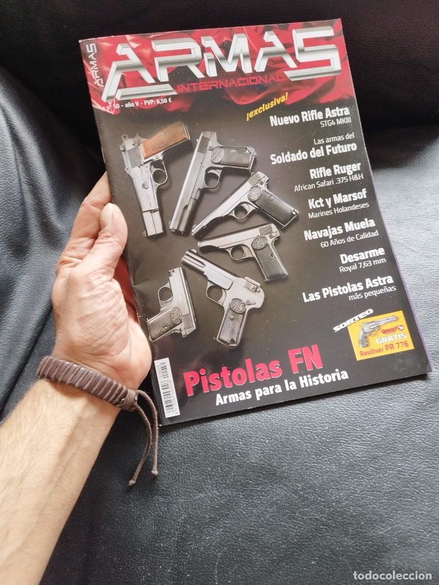 Militaria: Revista Armas internacional N&ordm; 50 a&ntilde;o V. pistolas FN armas para la historia.