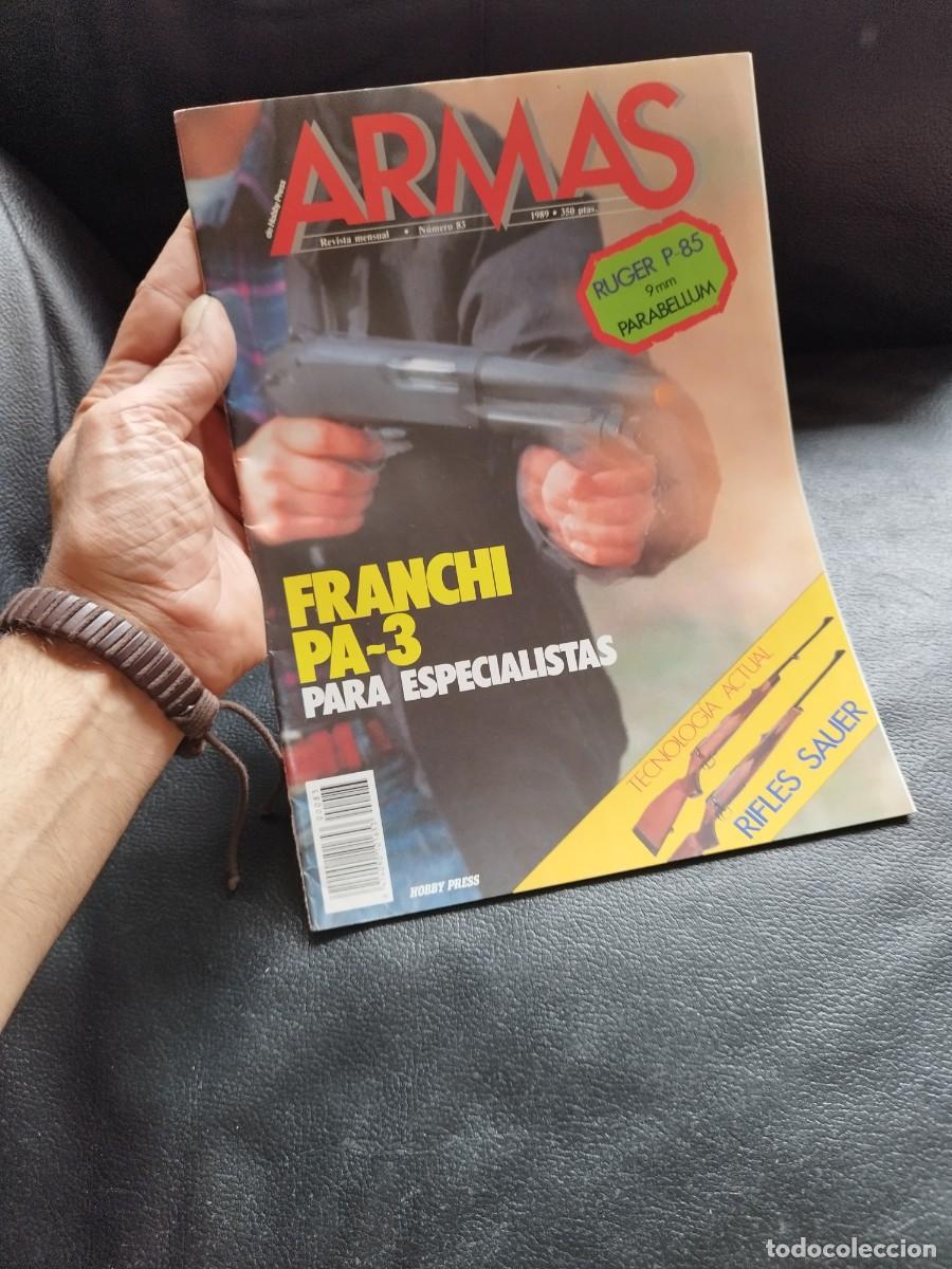 Militaria: Revista Armas de hobby press, N&ordm; 83 1989. Franch PA-3 para especialistas. Ruger.