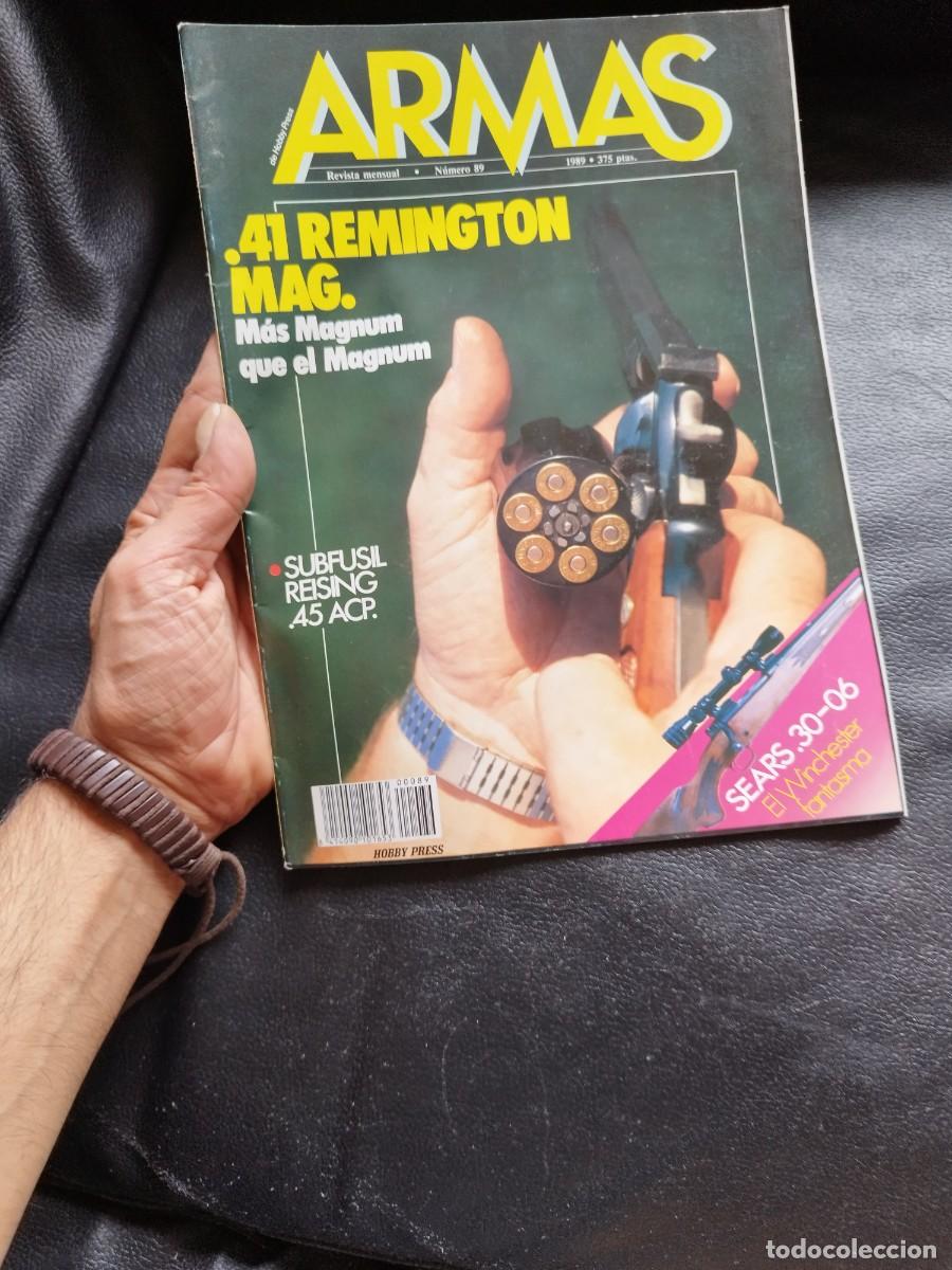 Militaria: Revista Armas de hobby press N&ordm; 89 a&ntilde;o 1989. .41 Remington Mag.