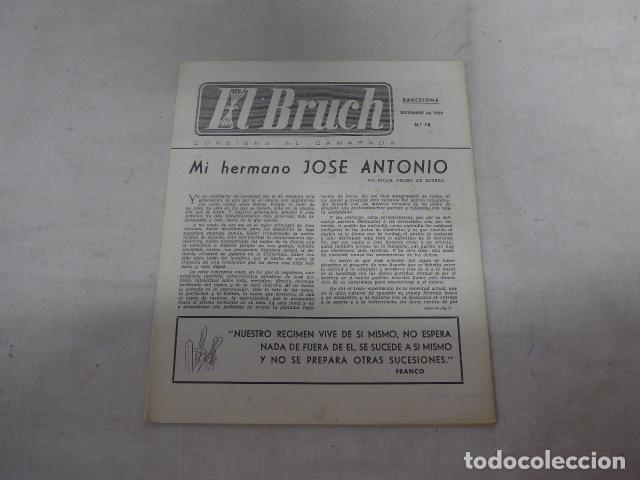 Military Antiques: Antigua revista El Bruch de Falange de 1959, Barcelona.