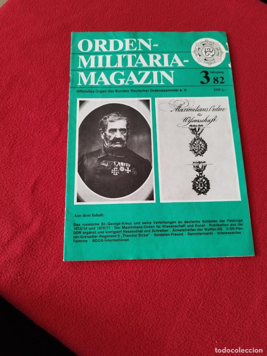 Militaria: Revista alemana &rdquo;Orden-Militaria-Magazin&rdquo;, n&uacute;mero 3 1982