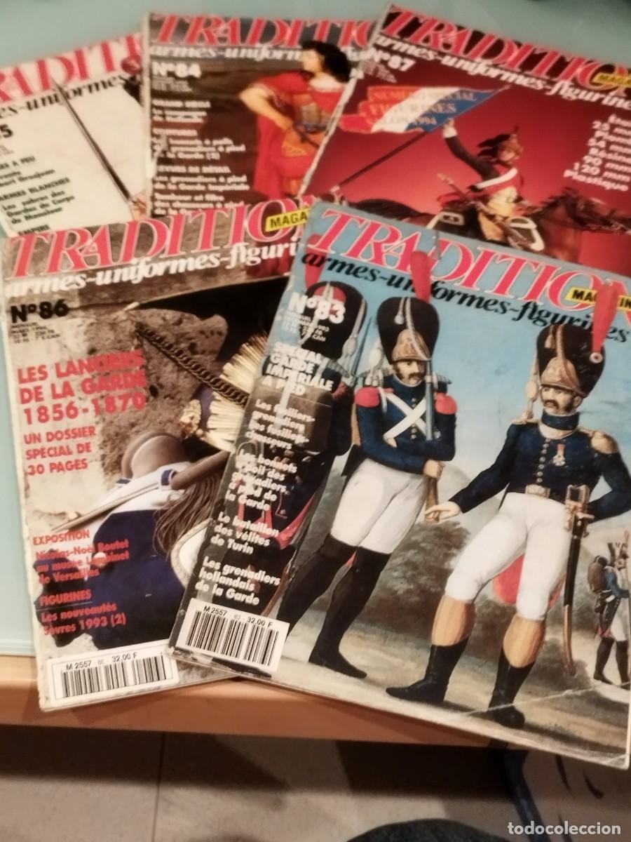 Military Antiques: Lote de 5 revistas militares Tradition. Ns&deg; 83-84-85-86-87.