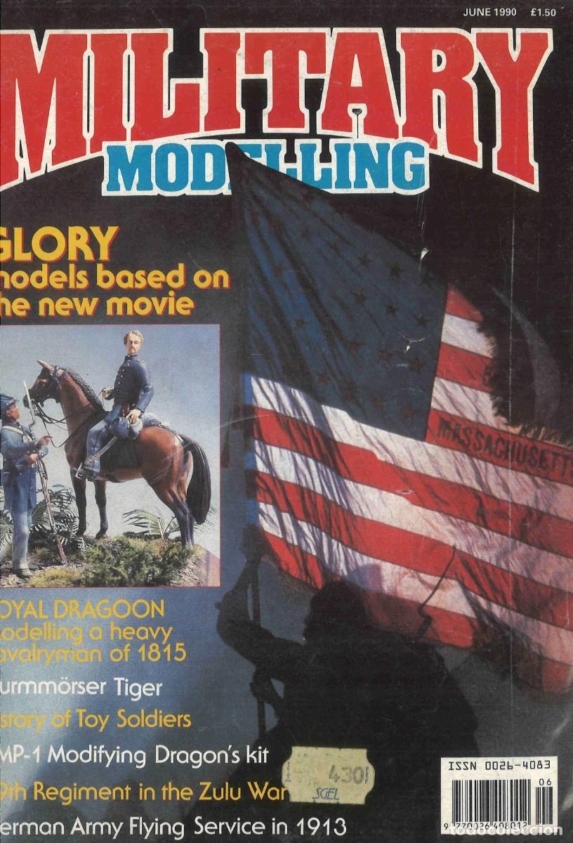 Military Antiques: Revista Military Modelling. Junio 1990. En ingl&eacute;s