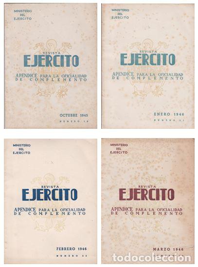 Militaria: 4 EJEMPLARES DELA REVISTA &rdquo;EJERCITO&rdquo;. - Foto 1