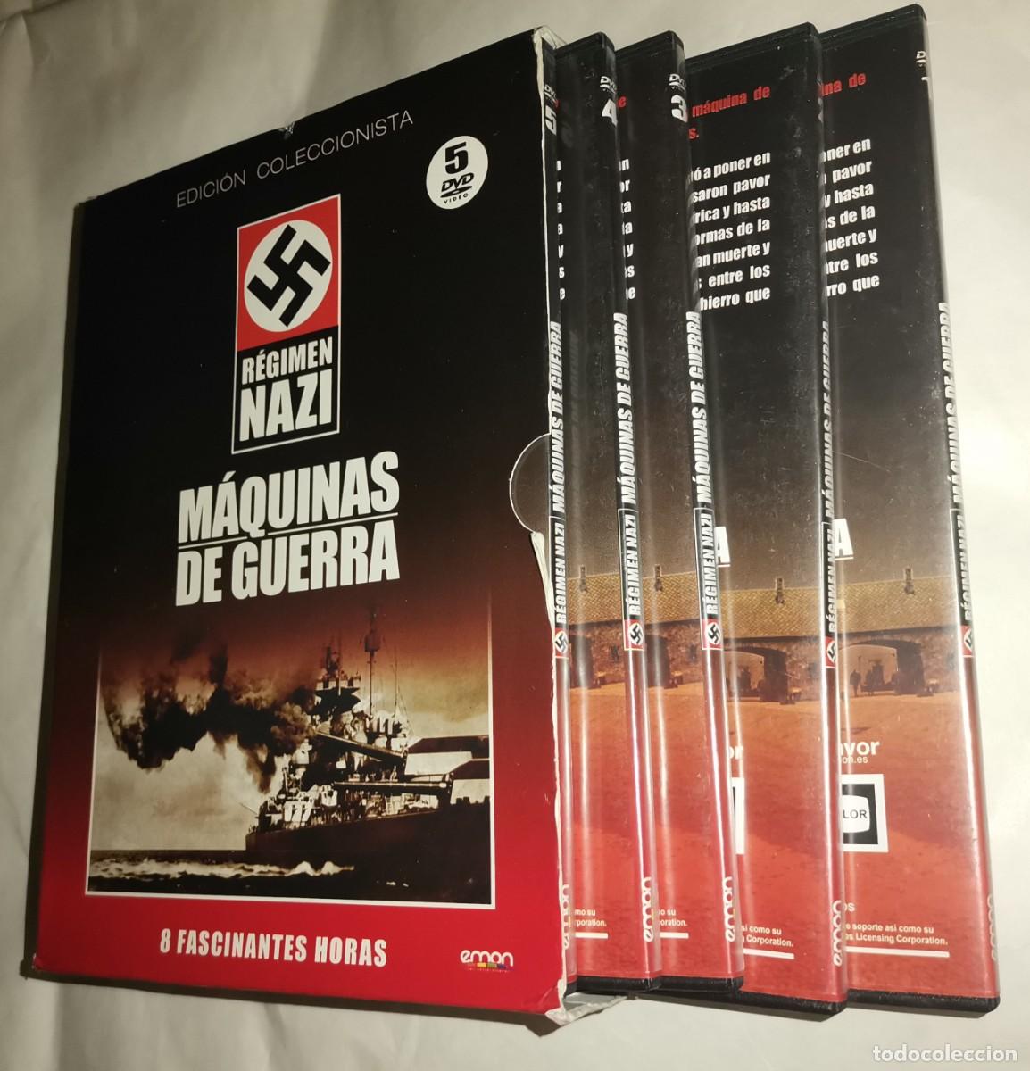 Militaria: M&aacute;quinas de guerra. 5 Dvd. Perfecto estado