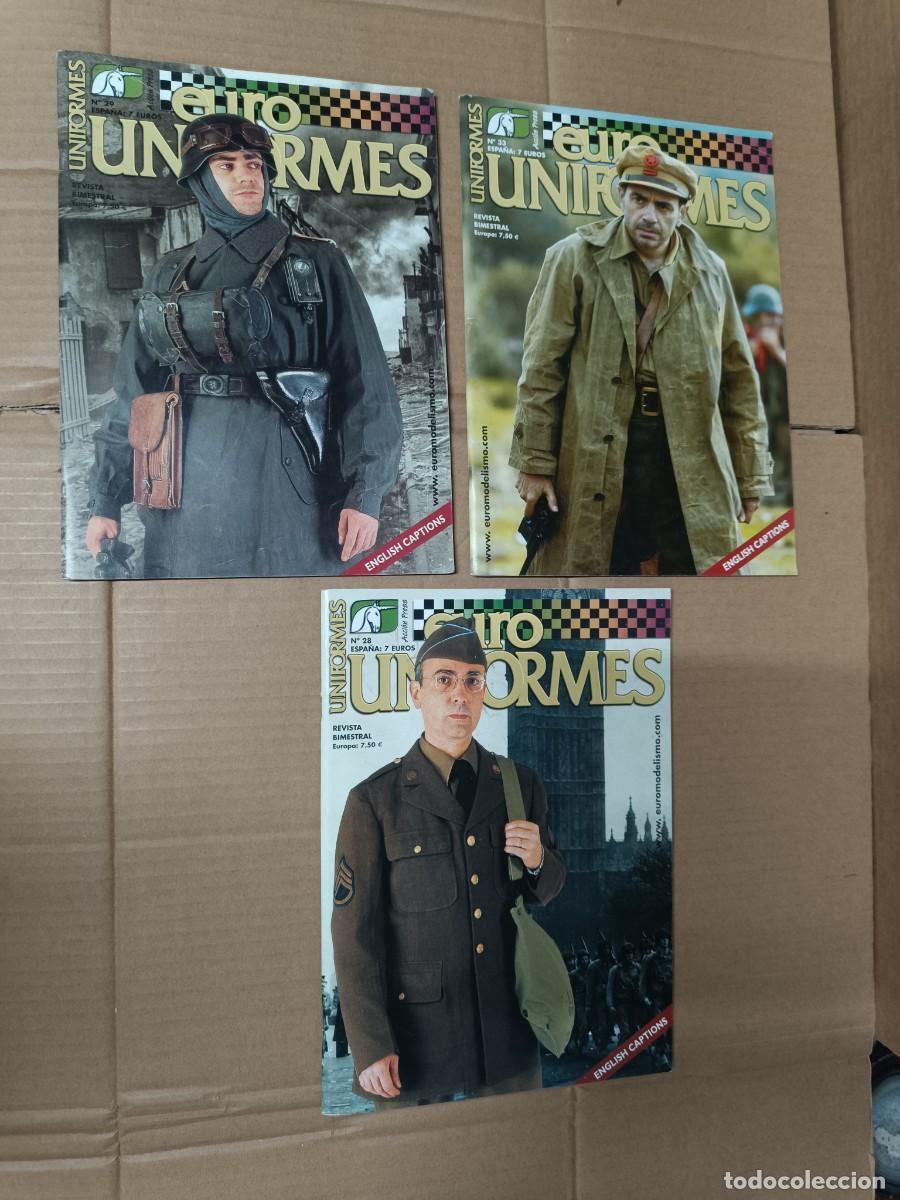 Militaria: LOTE DE 3 REVISTAS DE UNIFORMES MILITARES, EURO UNIFORMES. -P12
