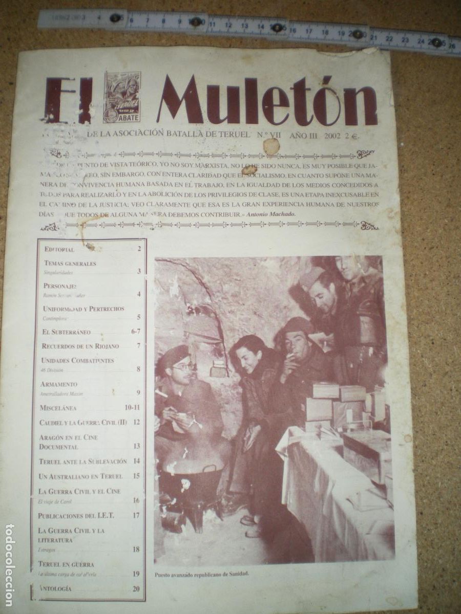Militaria: BOLETIN EL MULETOON, GUERRA CIVIL