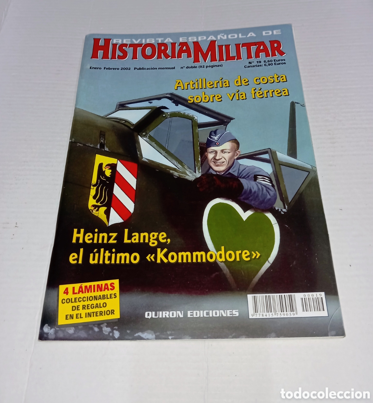 Militaria: REVISTA DE HISTORIA MILITAR / N&ordm; 19/ 2002 92pag