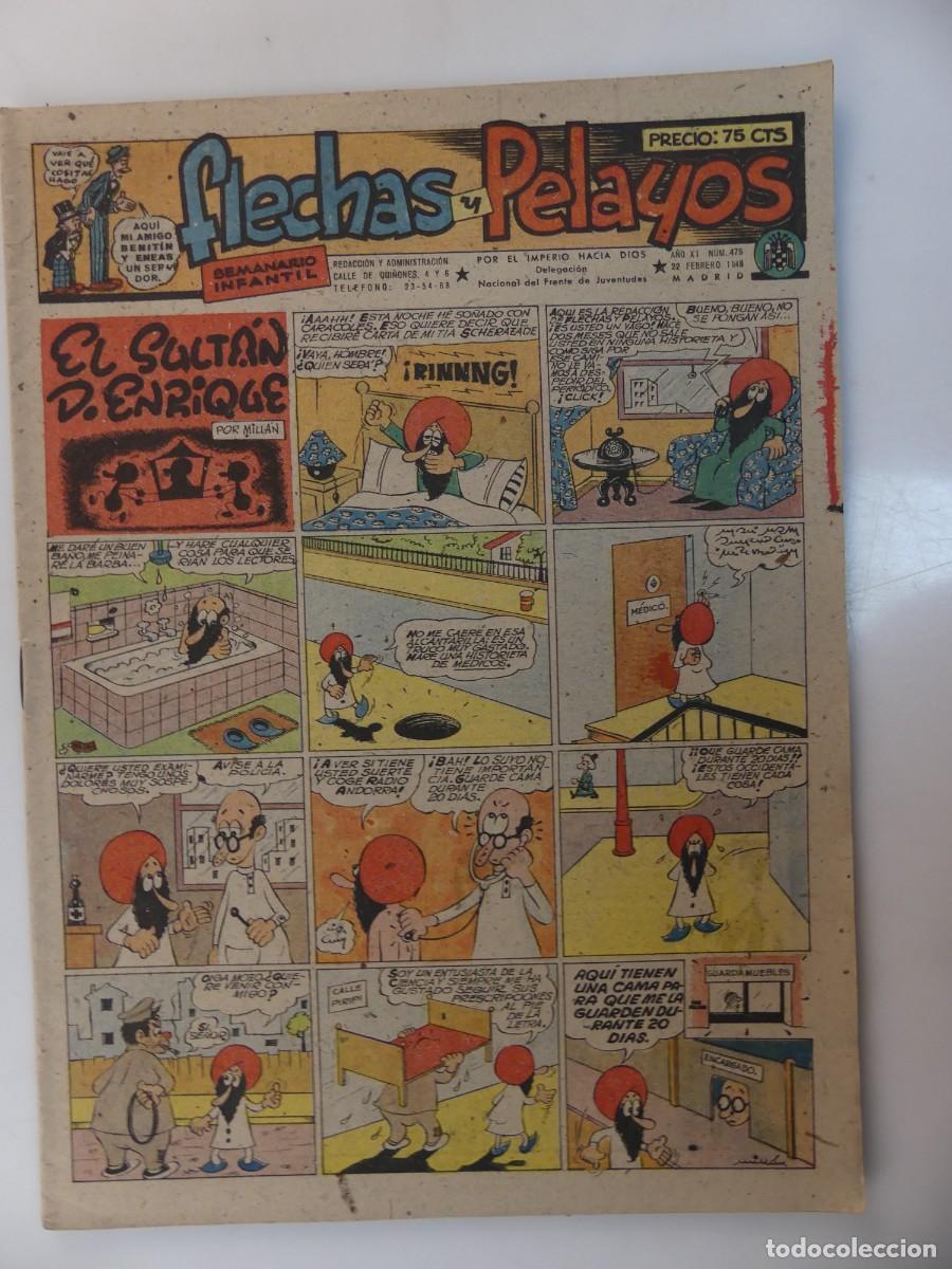 Militaria: SEMANARIO INFANTIL FLECHAS Y PELAYOS N&ordm;475