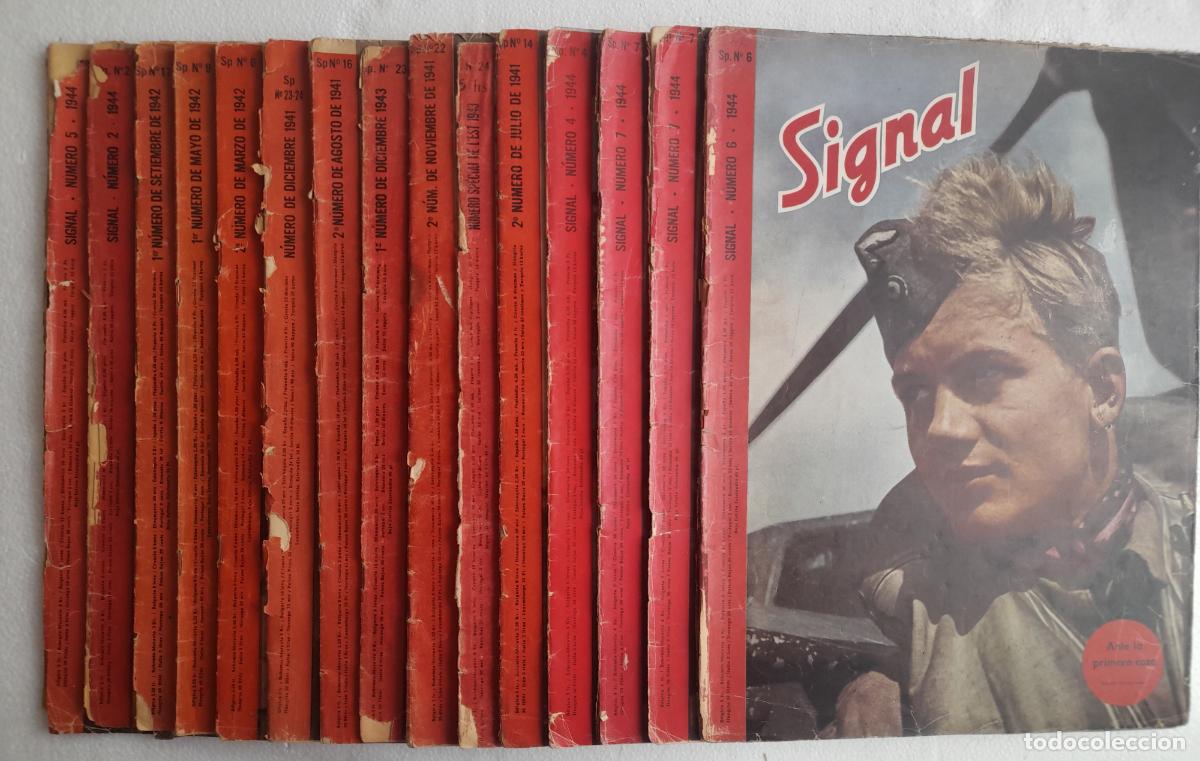 Militaria: Revista de propaganda Signal 15 n&uacute;meros