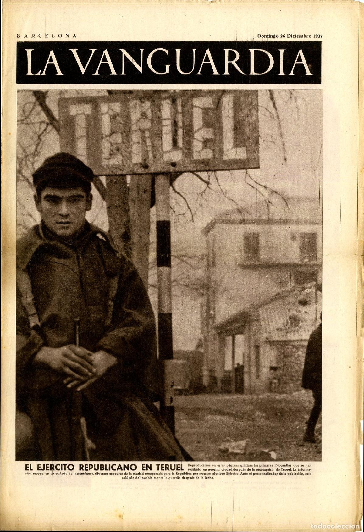 Militaria: La Vanguardia 26 /12/ 1937 / El Ej&eacute;rcito Republicano en Teruel