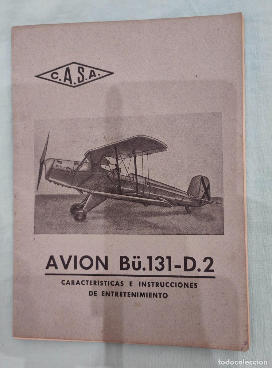 Militaria: Manual Avi&oacute;n Bu 131 de C.A.S.A,caracter&iacute;sticas e instrucciones entretenimiento