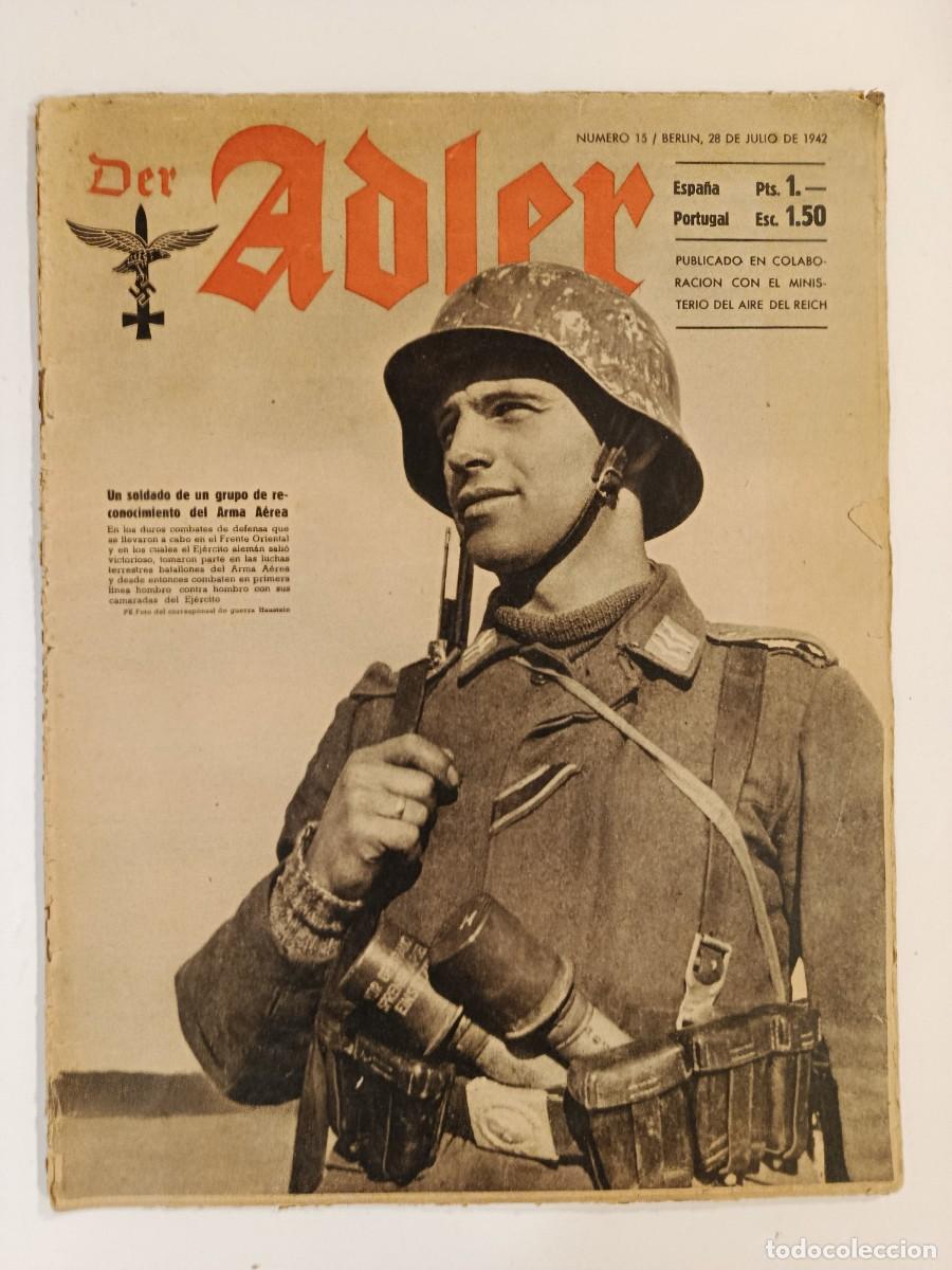 Militaria: DER ADLER 15. 28 DE JULIO DE 1942. MINISTERIO DEL AIRE DEL REICH
