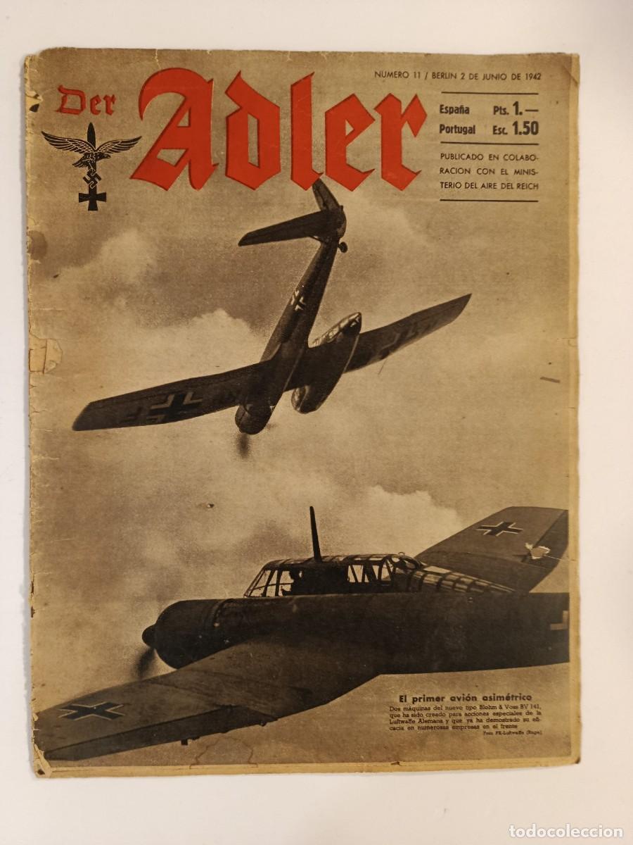 Militaria: DER ADLER 11. 2 DE JUNIO DE 1942. MINISTERIO DEL AIRE DEL REICH