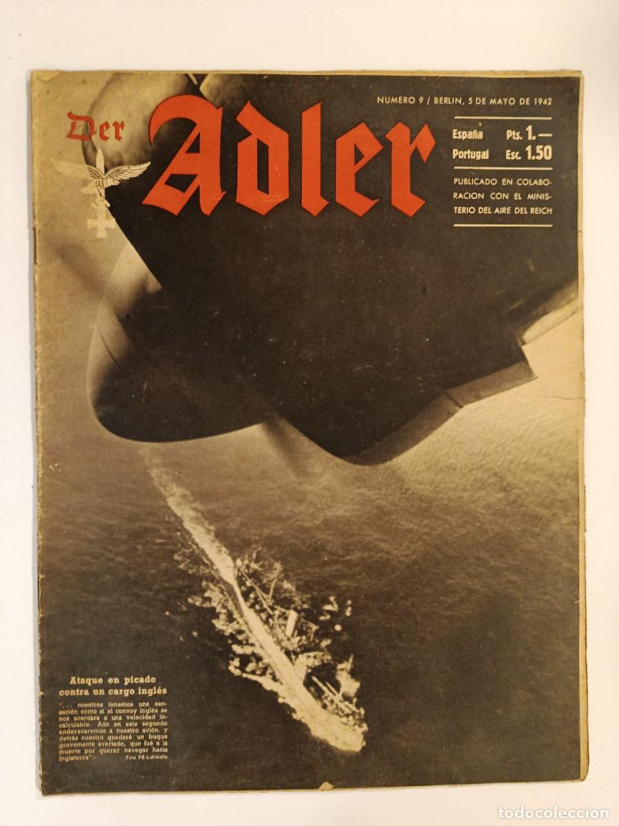 Militaria: DER ADLER 9. 5 DE MAYO DE 1942. MINISTERIO DEL AIRE DEL REICH