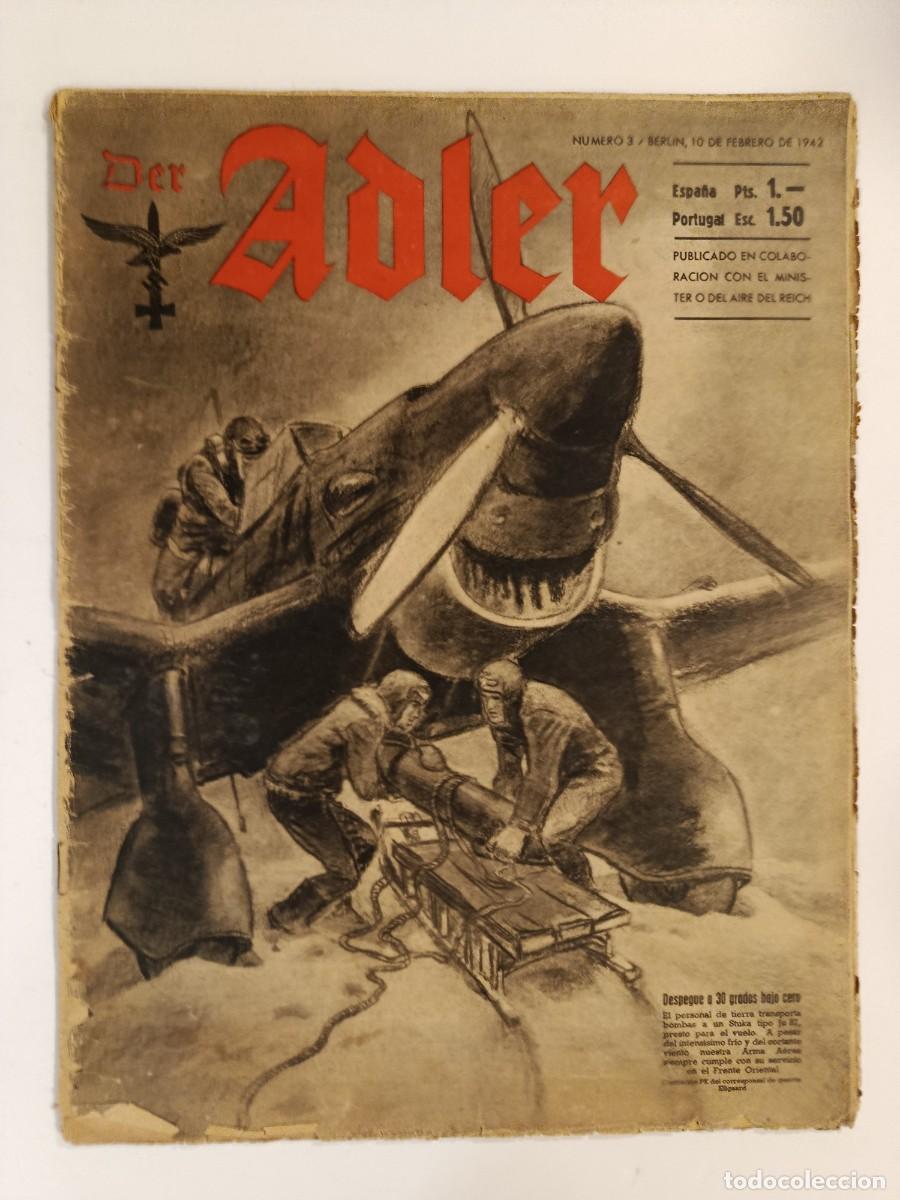 Militaria: DER ADLER 3. 10 DE FEBRERO DE 1942. MINISTERIO DEL AIRE DEL REICH