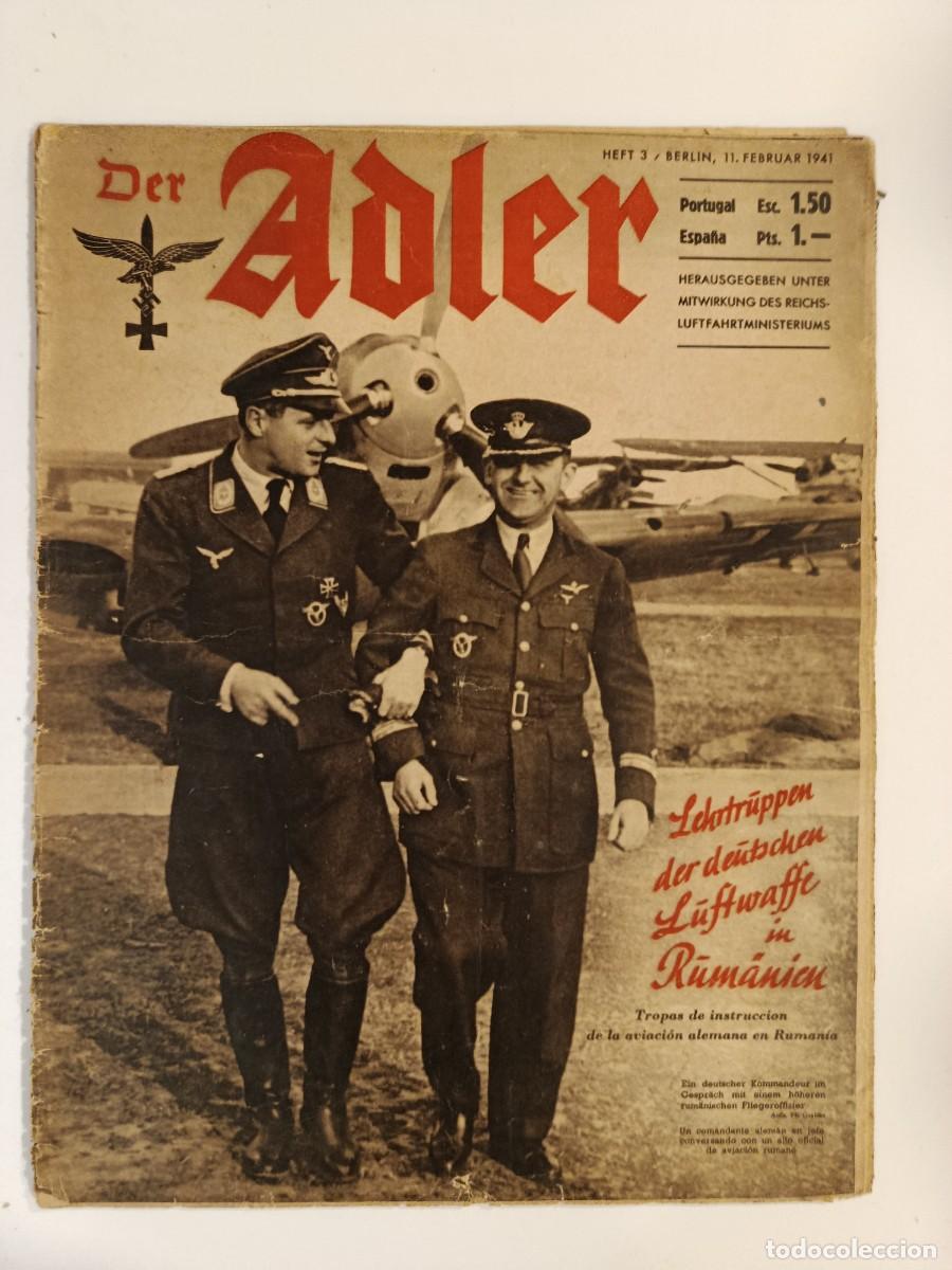 Militaria: DER ADLER 3. 11 DE FEBRERO DE 1941. MINISTERIO DEL AIRE DEL REICH