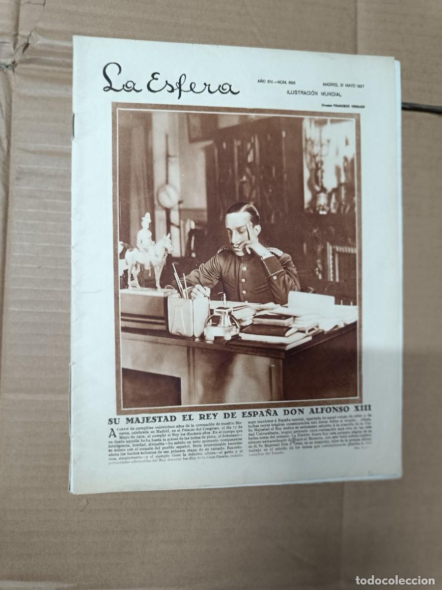 Militaria: ANTIGUA REVISTA LA ESFERA, 1927, ESPECIAL REY ALFONSO XIII, MILITAR - P12