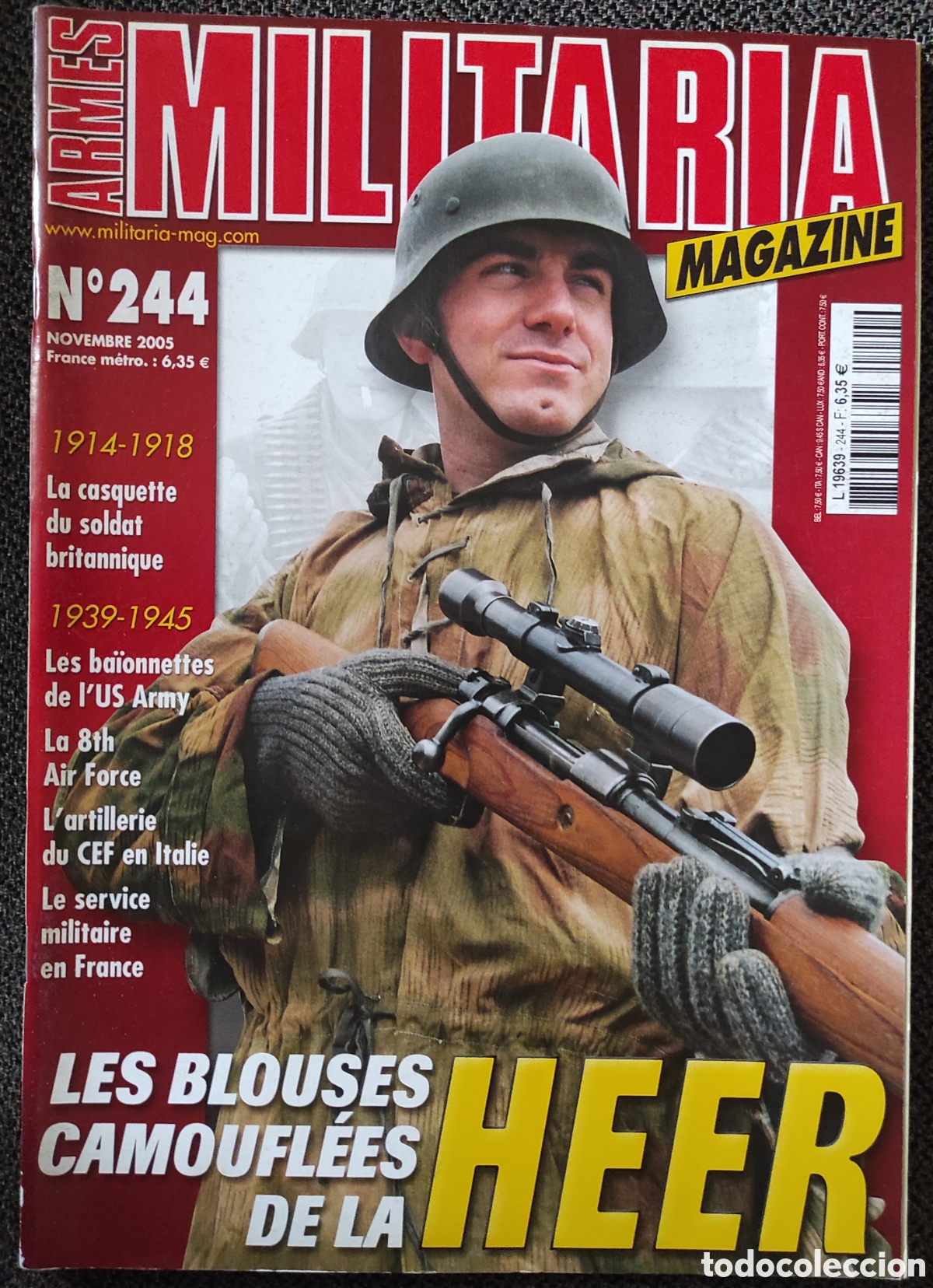Militaria: REVISTA MILITARIA MAGAZINE N 244 Noviembre 2005