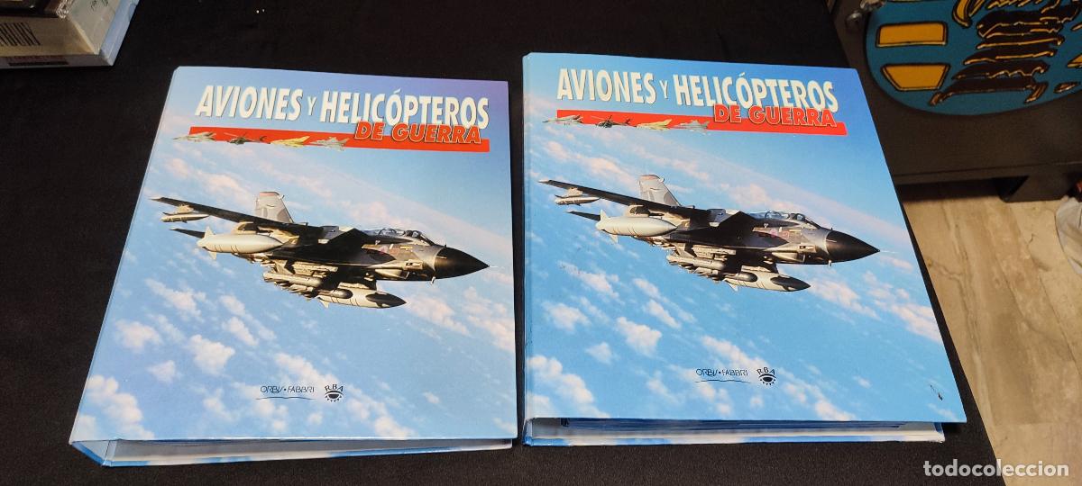 Militaria: Aviones y helicopteros de guerra 2 archivadores con 39 fasciculos