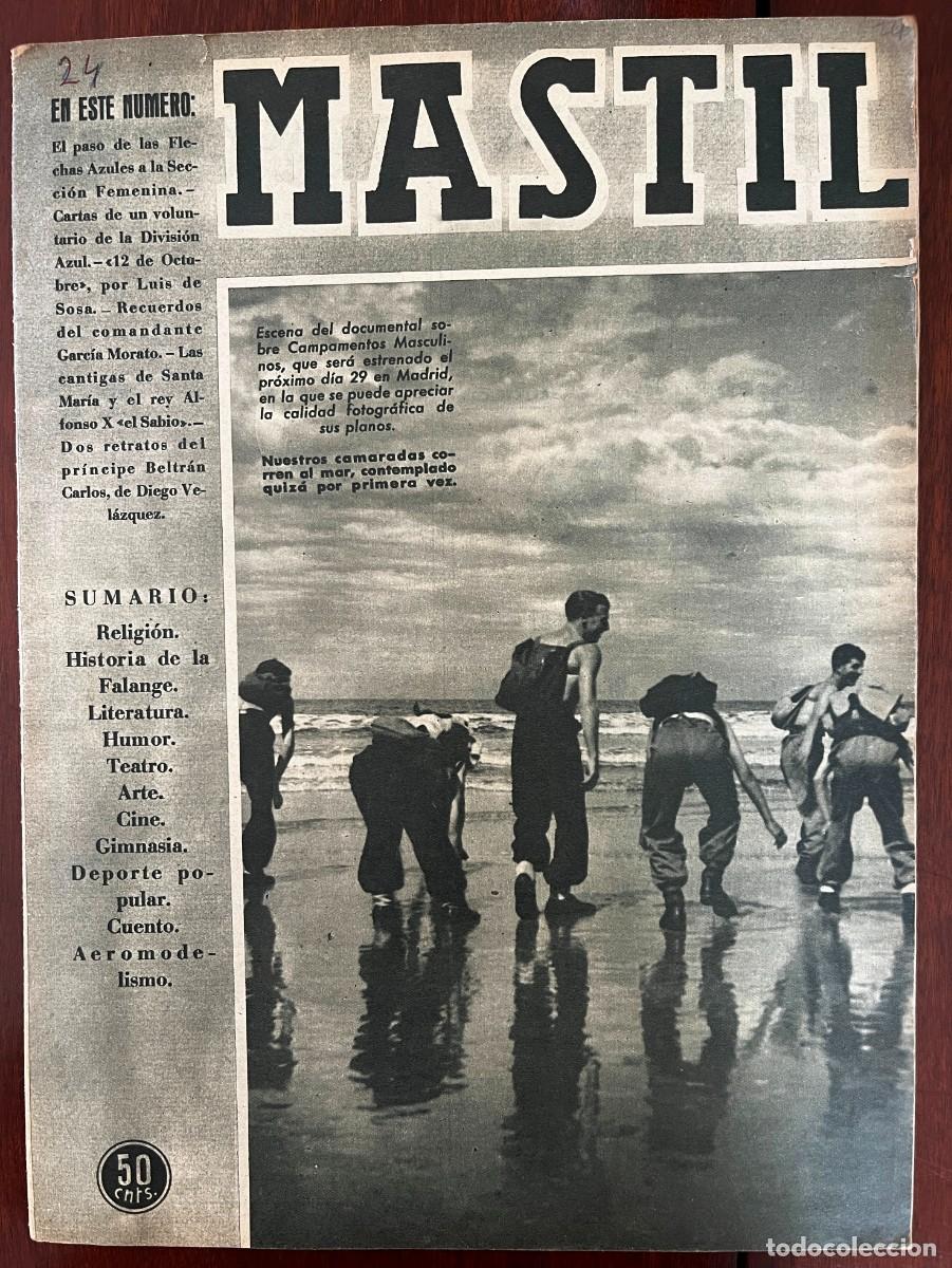 Militaria: MASTIL, A&ntilde;o II, n&ordm; 24 , Madrid, 15 de octubre de 1941. Revista Nacional del Frente de Juventudes,. 2