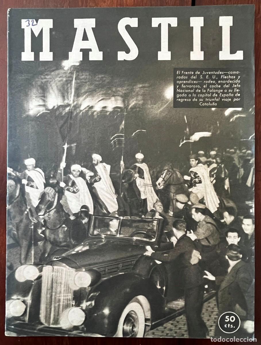 Militaria: MASTIL, A&ntilde;o III, n&ordm; 32 , Madrid, 15 de febrero de 1942. Revista Nacional del Frente de Juventudes,.