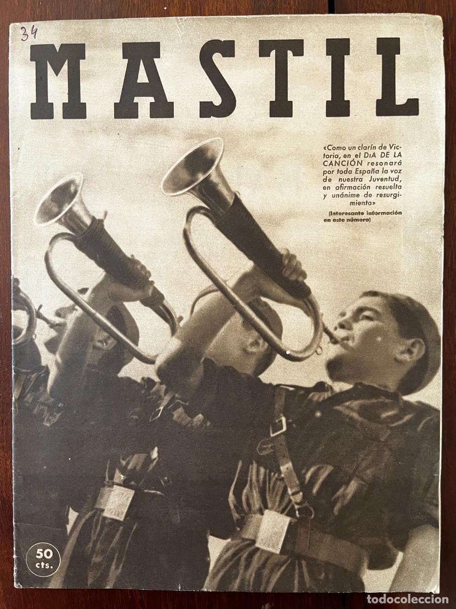 Militaria: MASTIL, A&ntilde;o III, n&ordm; 34 , Madrid, 15 de marzo de 1942. Revista Nacional del Frente de Juventudes,. 24
